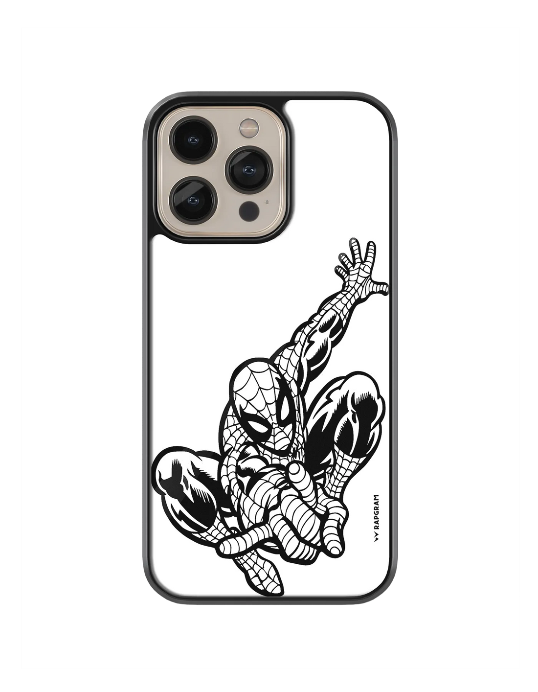 Spidey Lineart Glass Case