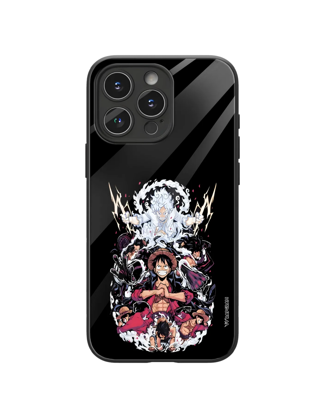 Luffy All Forms Glass Case - 05