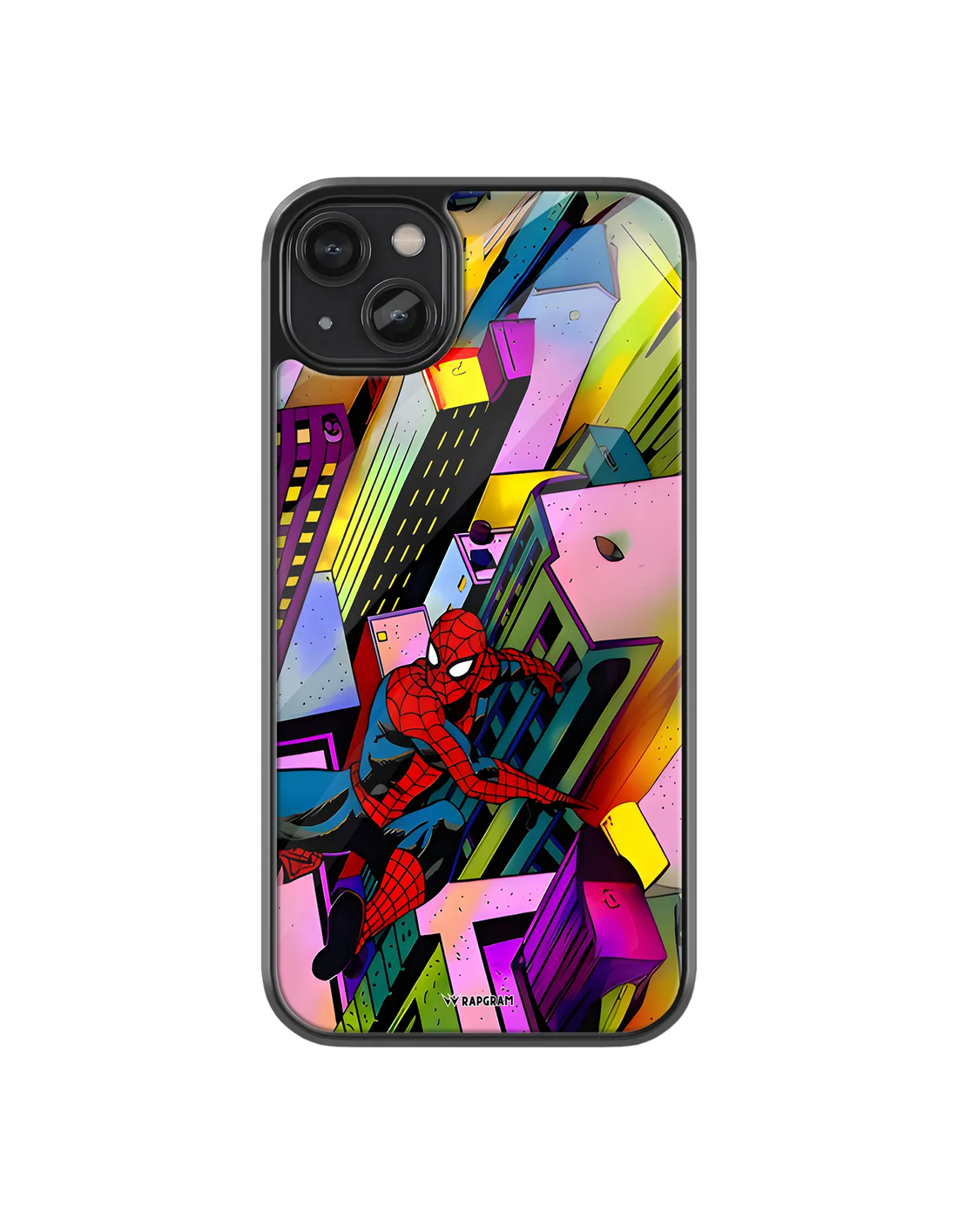 Spidey City Glass Case