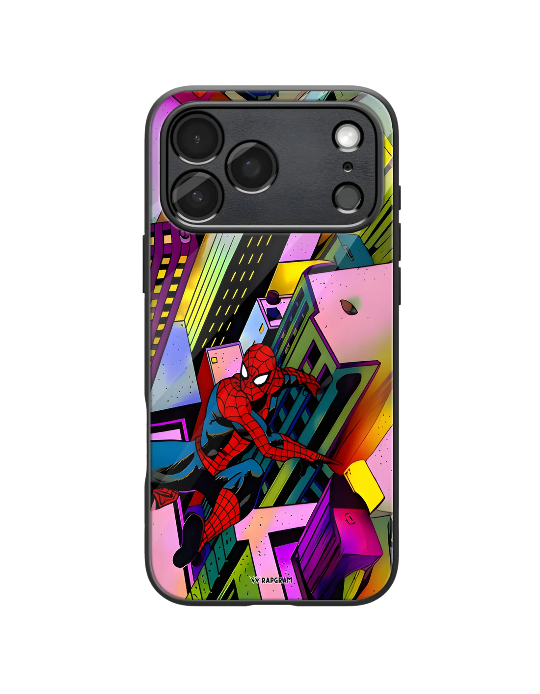 Spidey City Glass Case