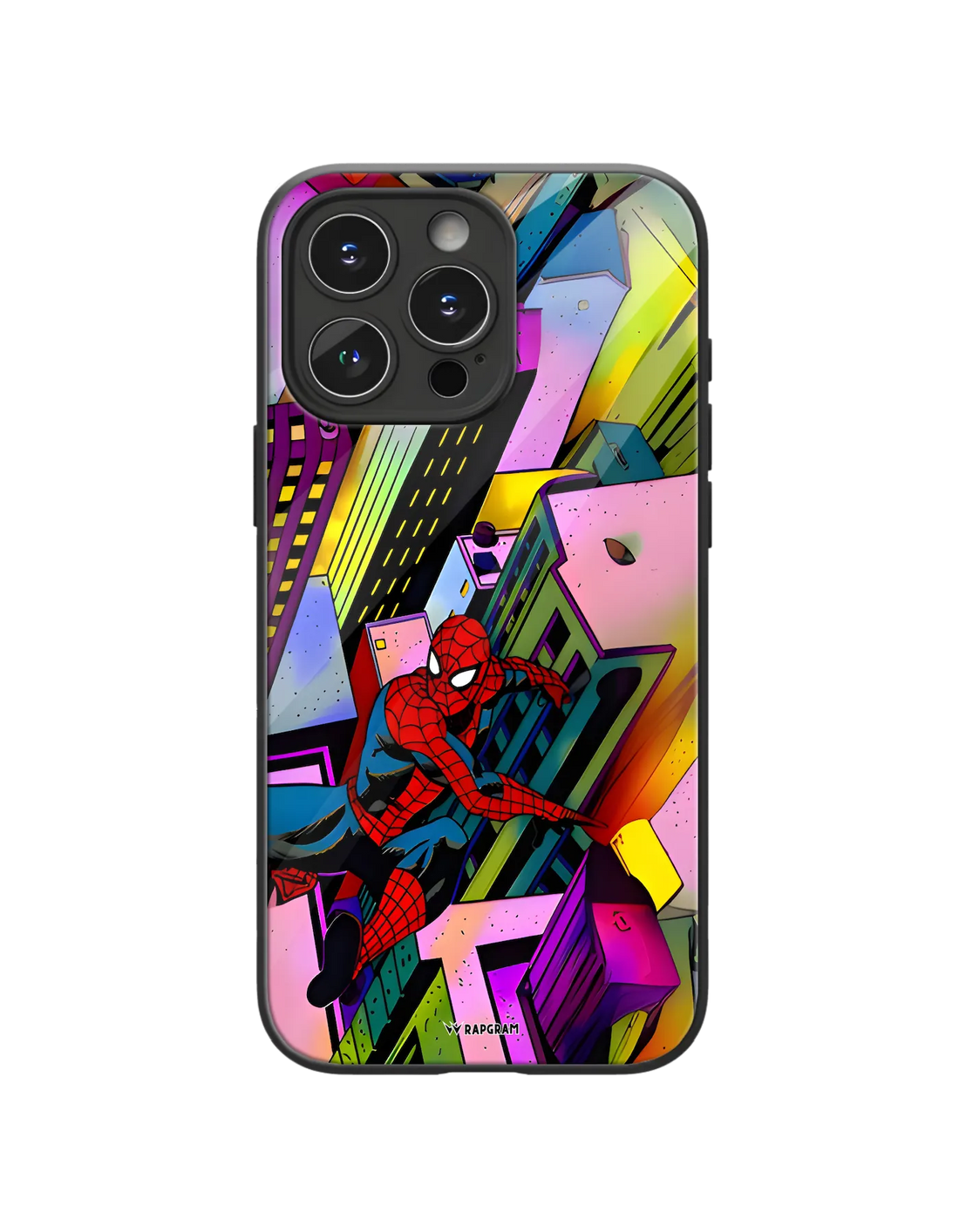Spidey City Glass Case