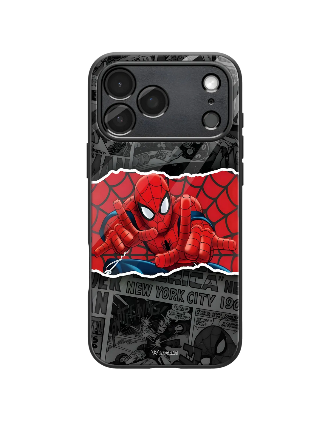 Spidey Comic Glass Case