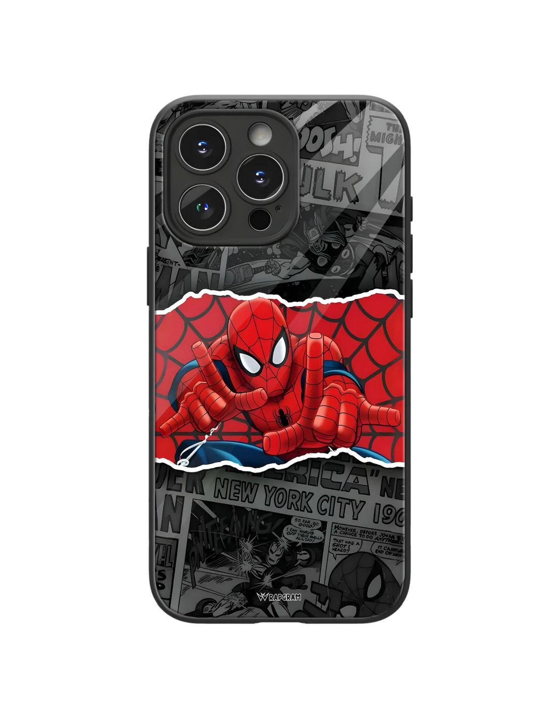 Spidey Comic Glass Case