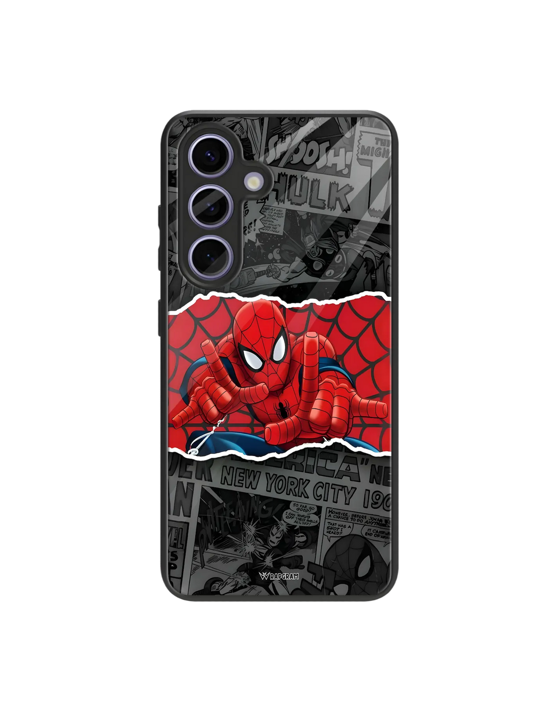 Spidey Comic Glass Case