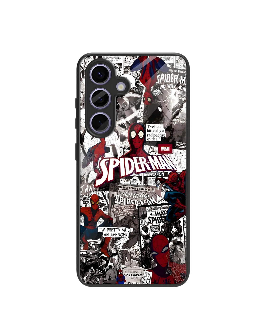 Spider Collage Glass Case