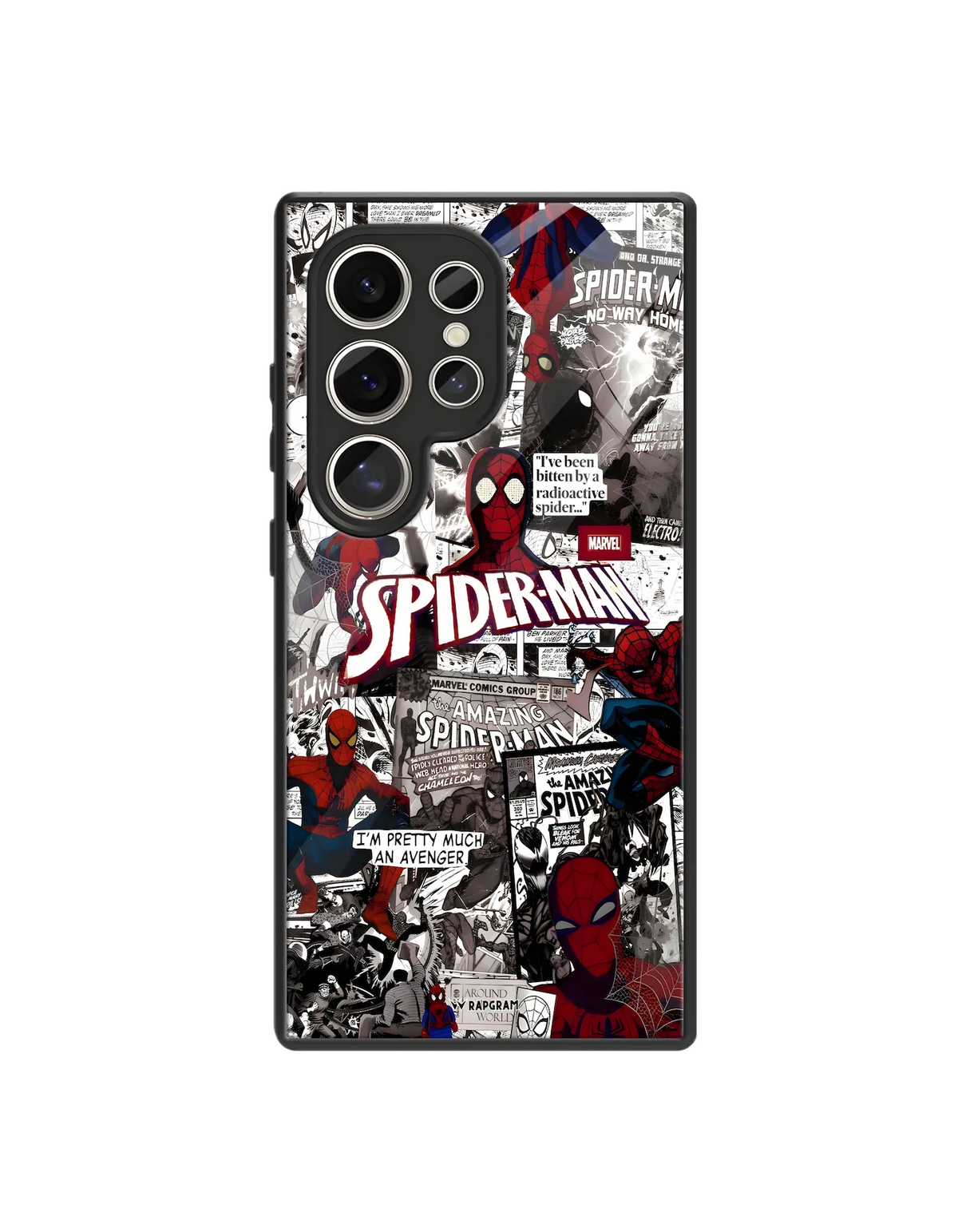 Spider Collage Glass Case - 07