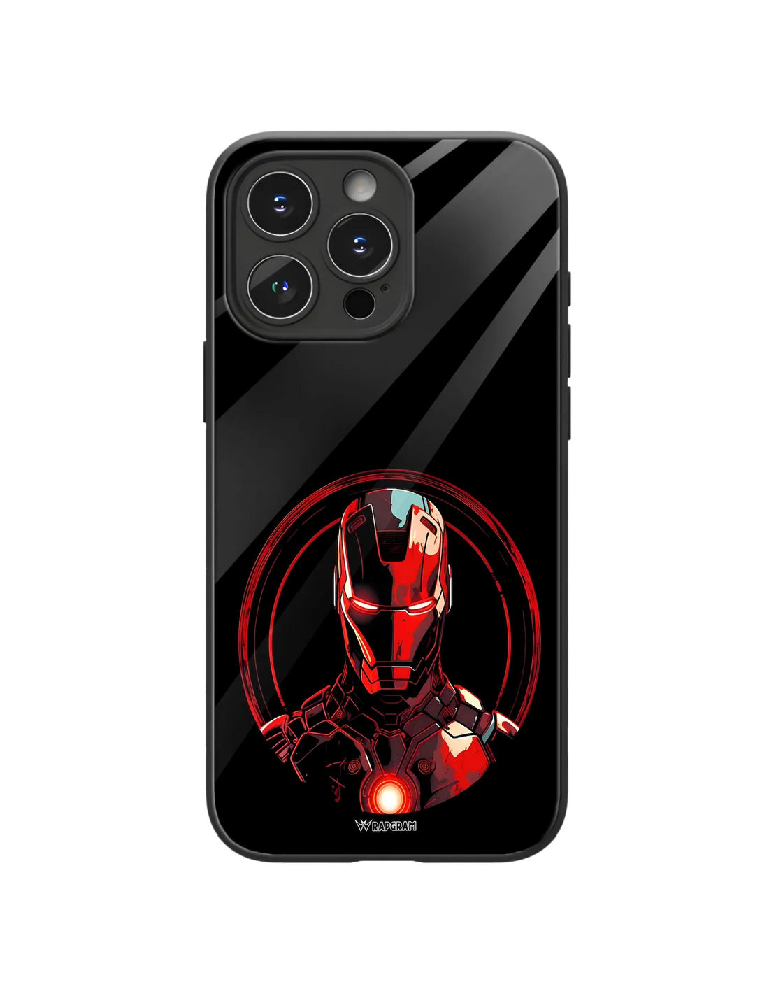 Iron Man Circle Glass Case