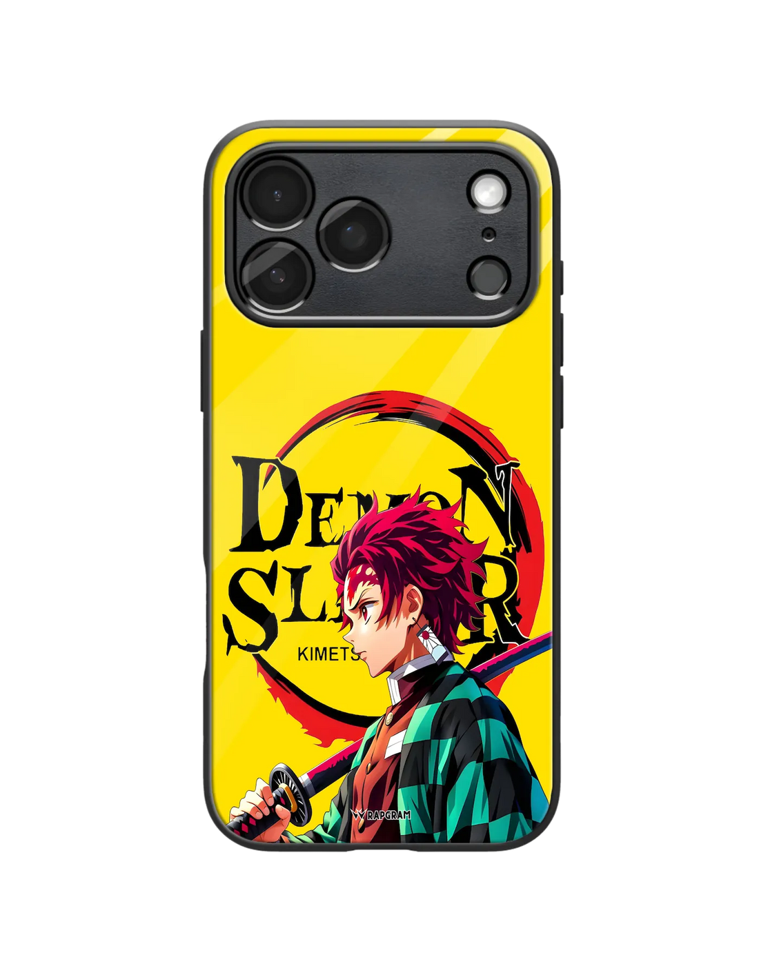 Tanjiro Yellow Glass Case
