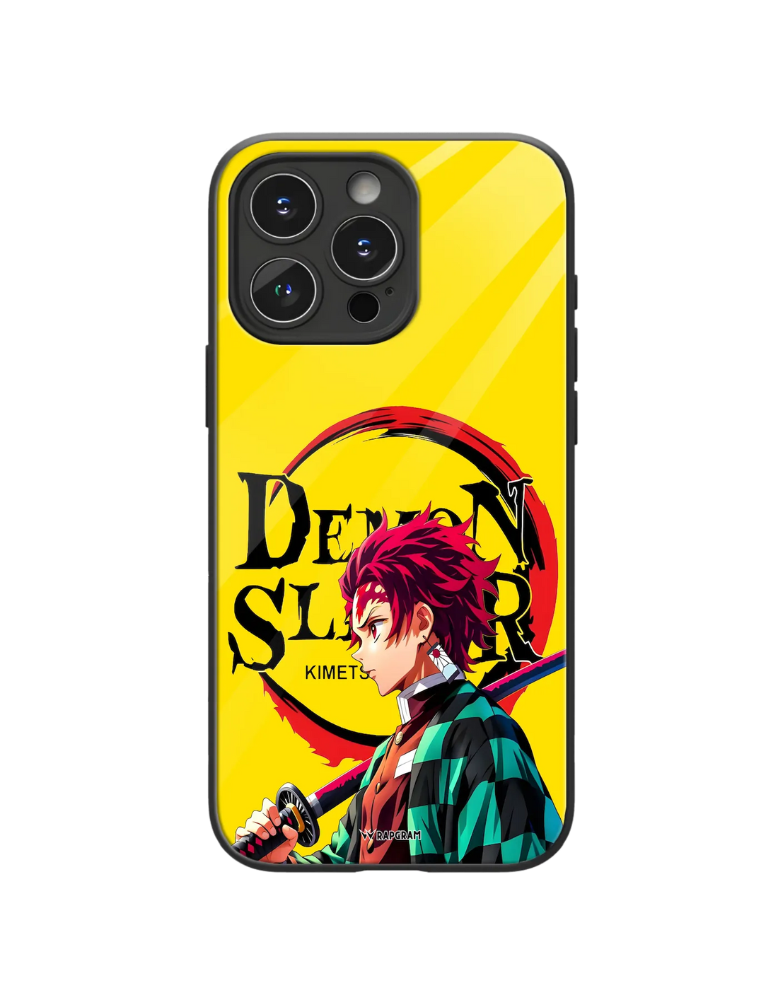 Tanjiro Yellow Glass Case