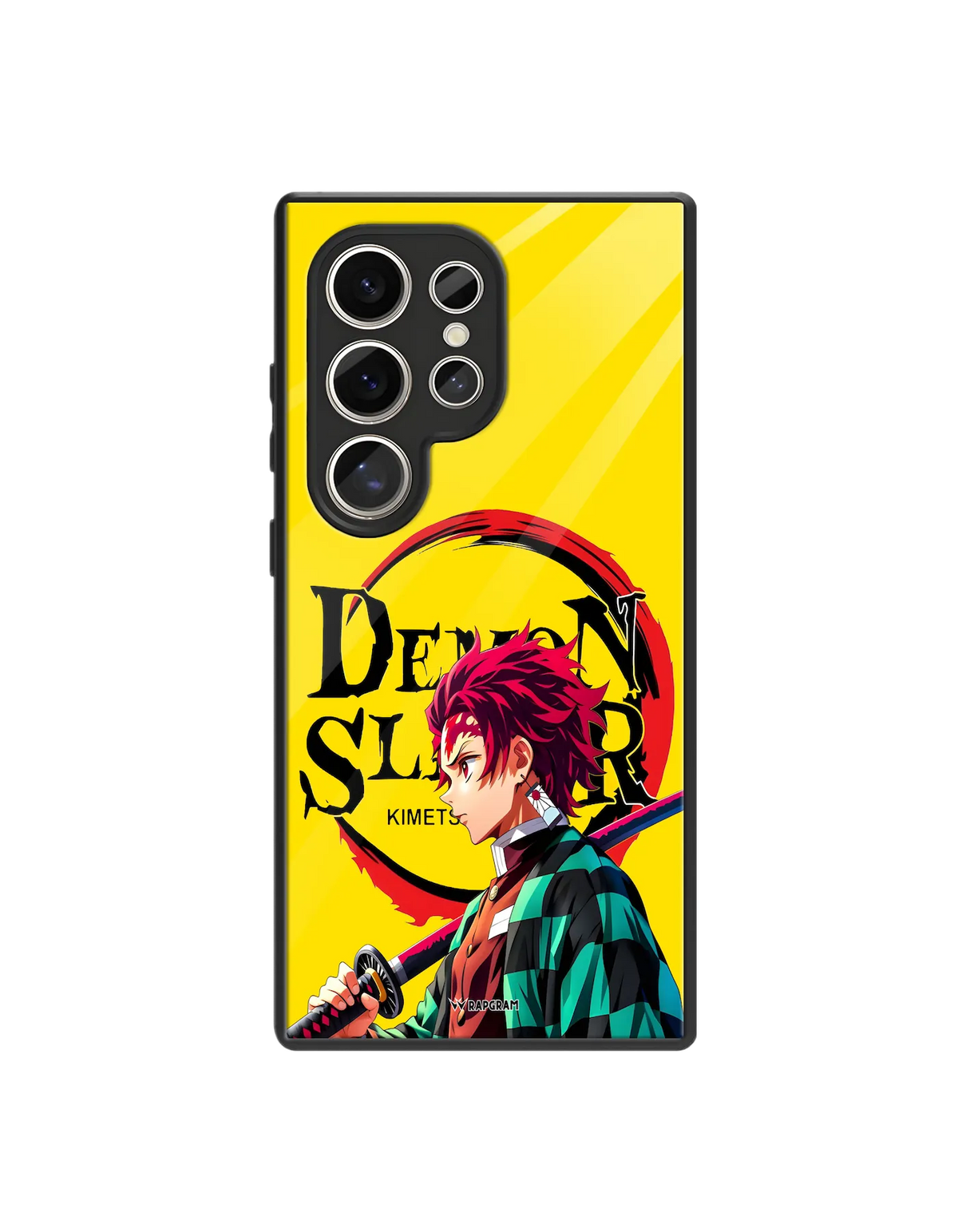 Tanjiro Yellow Glass Case - 07