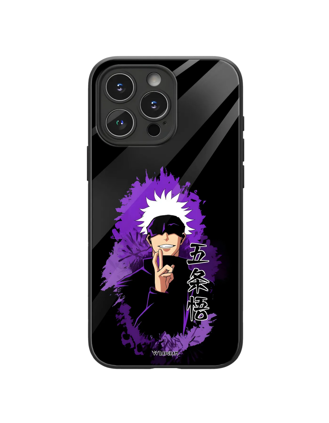 Gojo Purple Glass Case