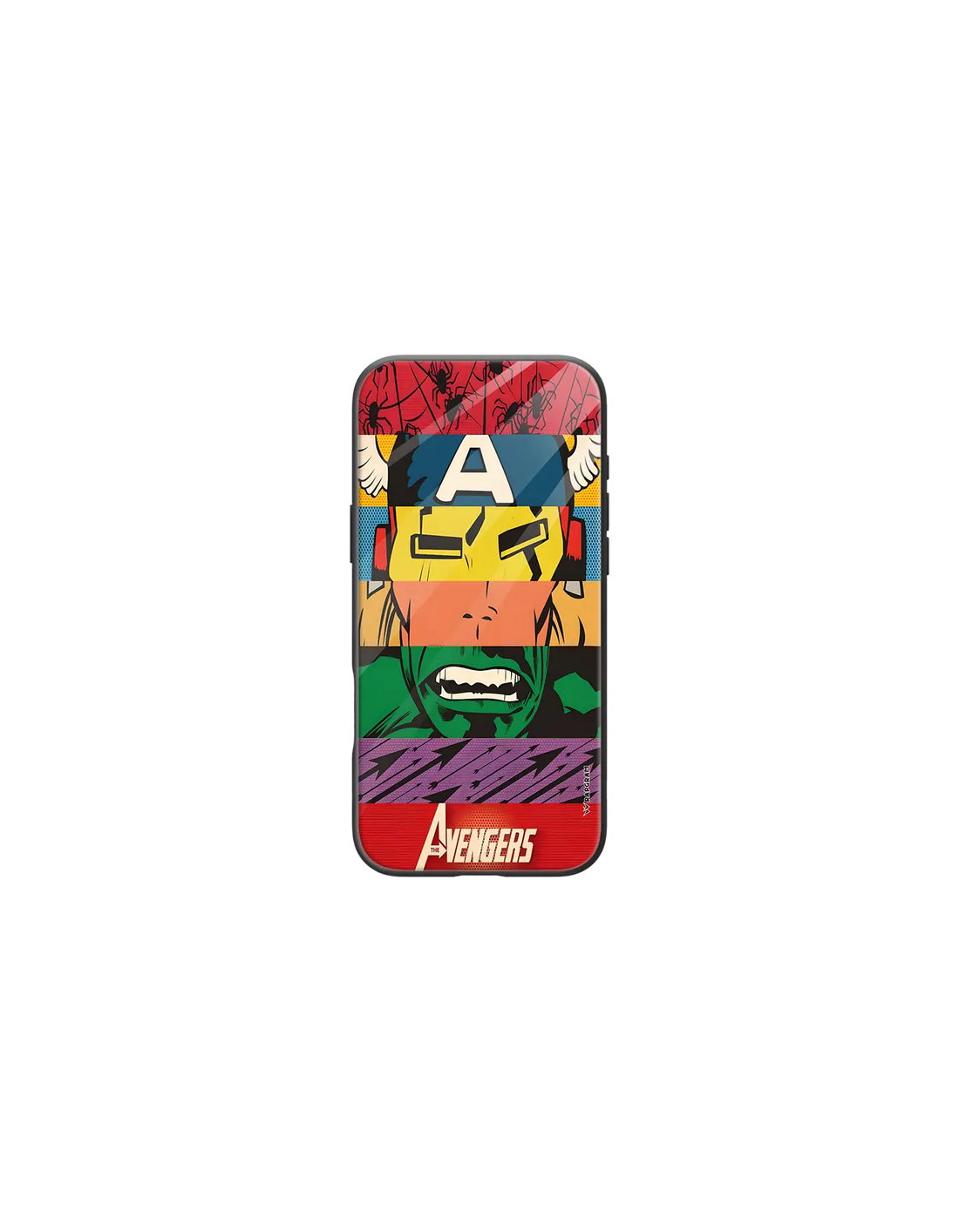 Avengers Strips Glass Case - 00