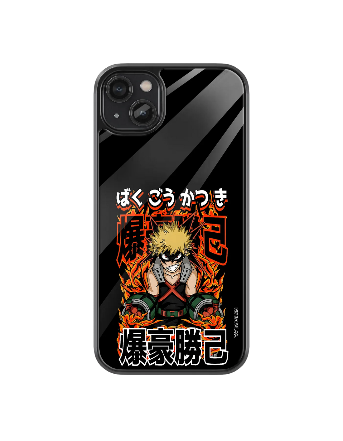Bakugo Explosion Glass Case - 02