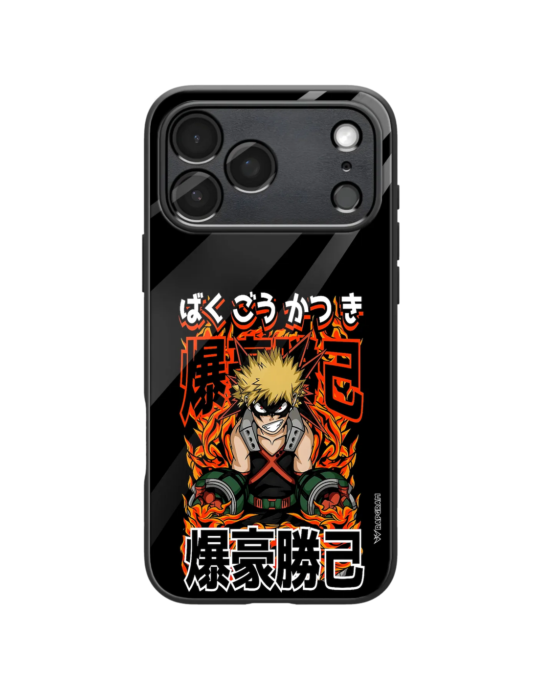 Bakugo Explosion Glass Case - 03