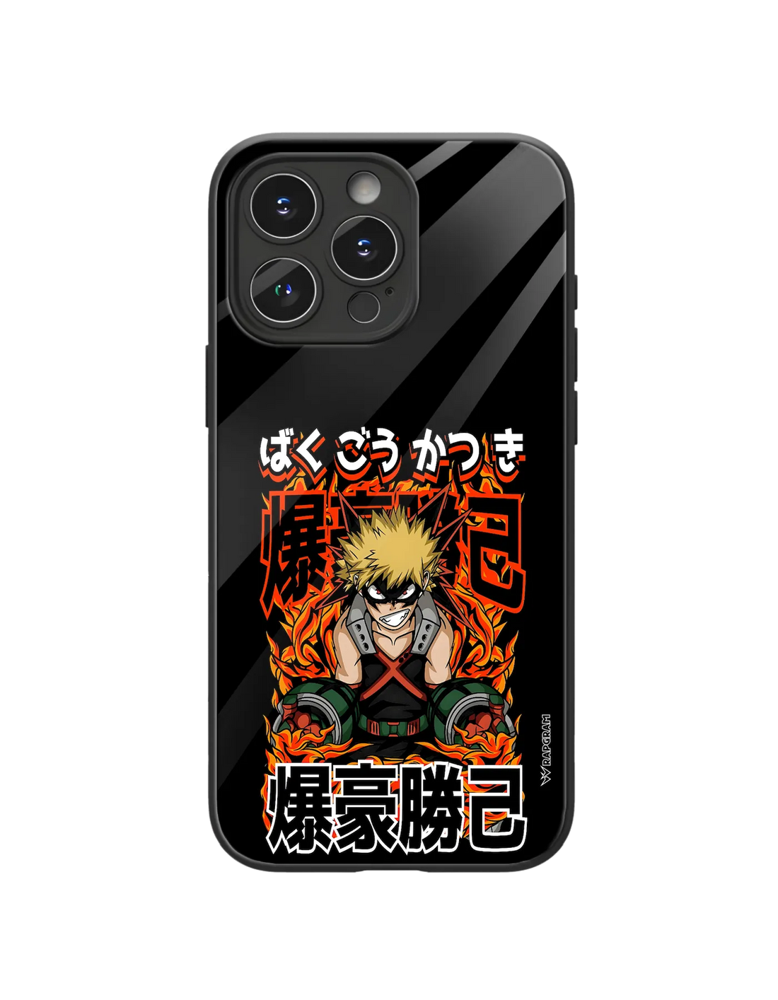Bakugo Explosion Glass Case - 05