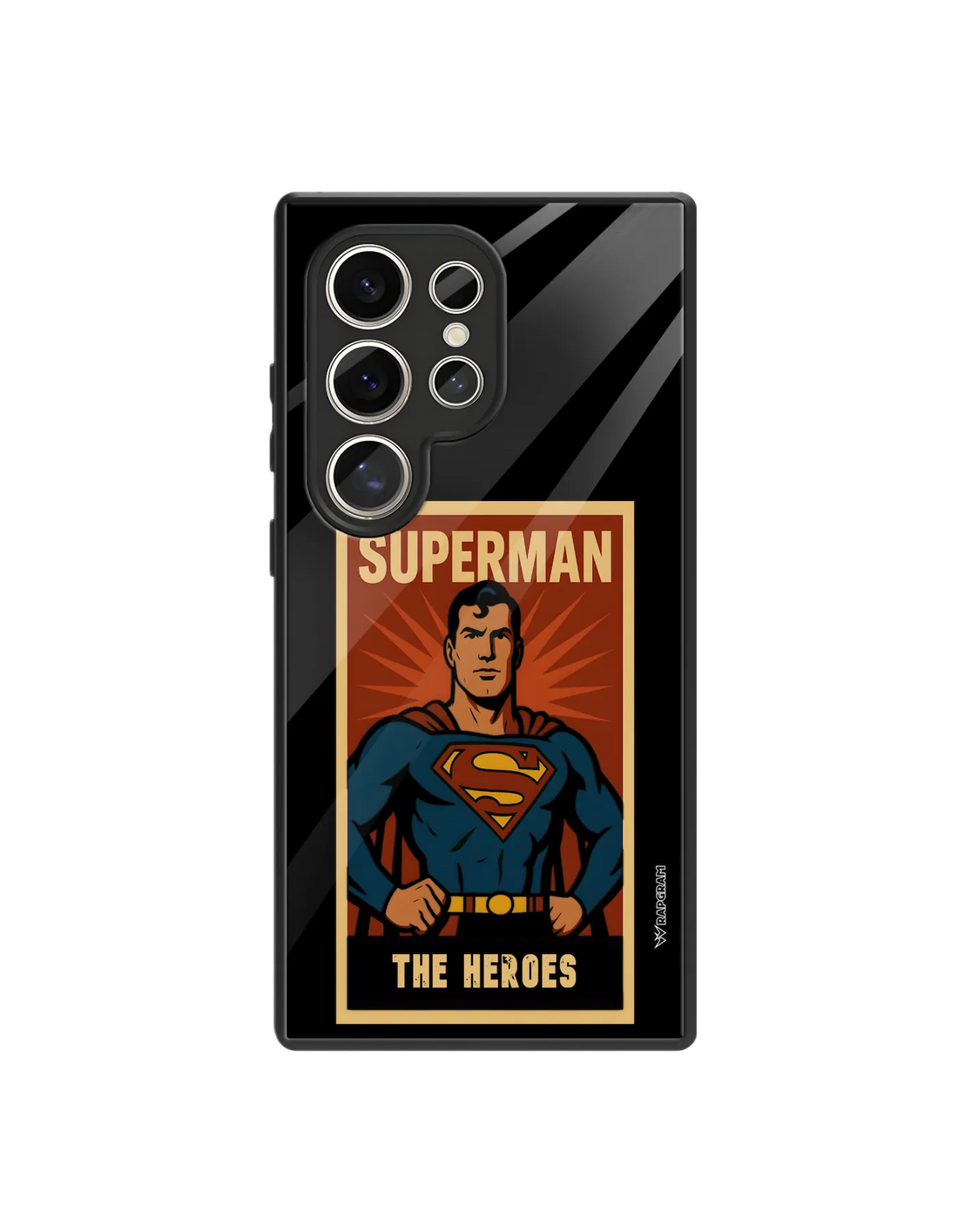 Superman Heroes Glass Case