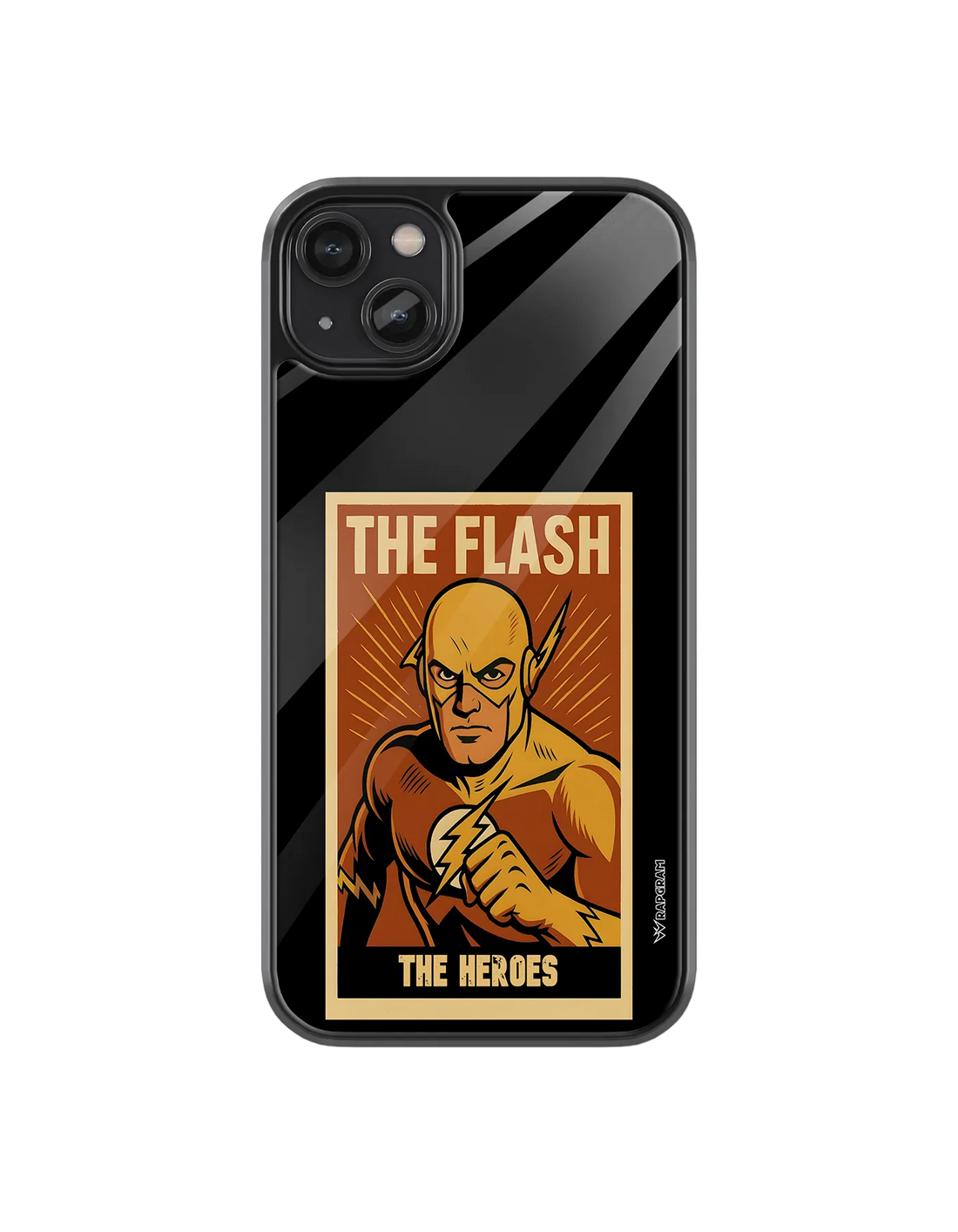 Flash Heroes Glass Case