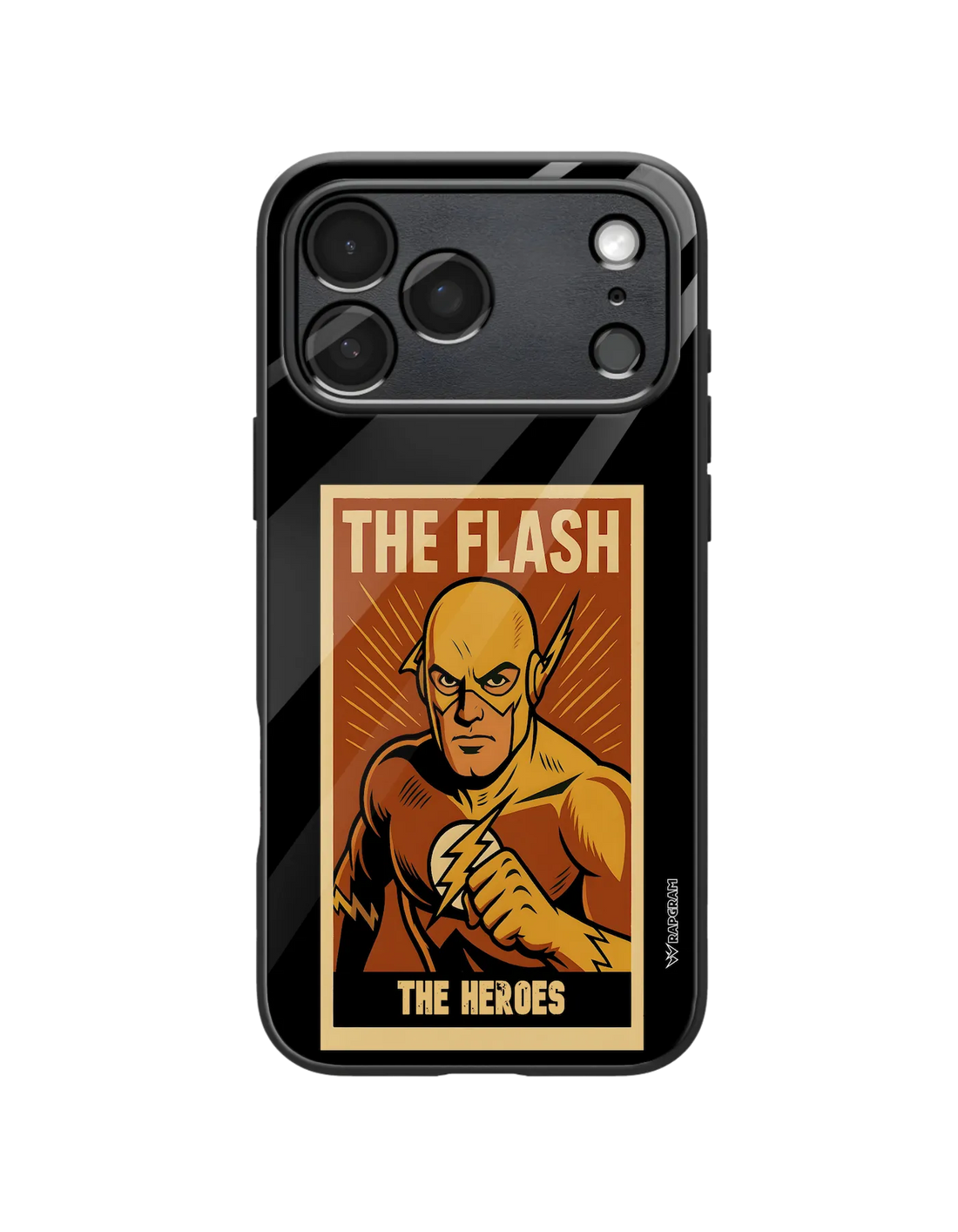 Flash Heroes Glass Case
