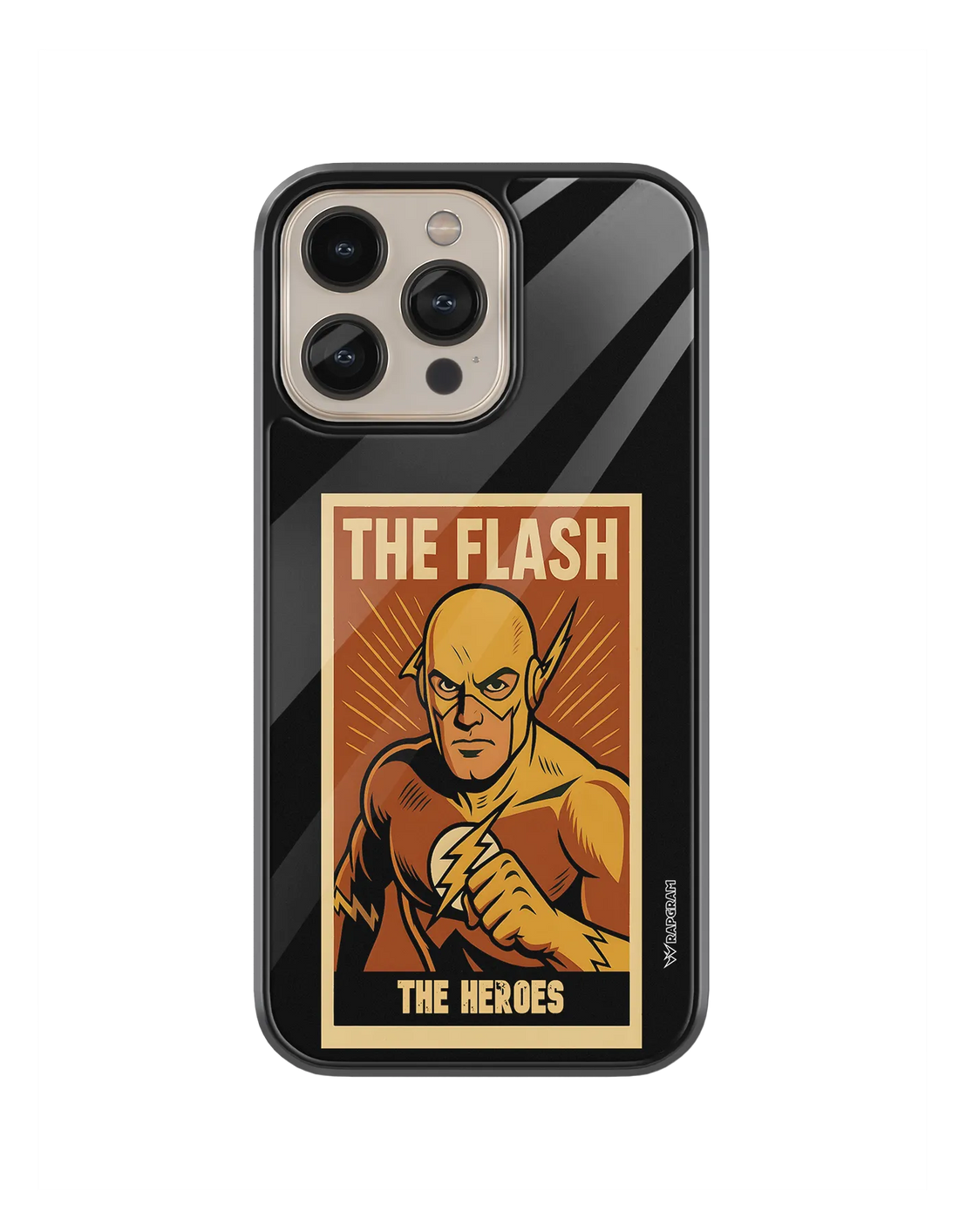 Flash Heroes Glass Case