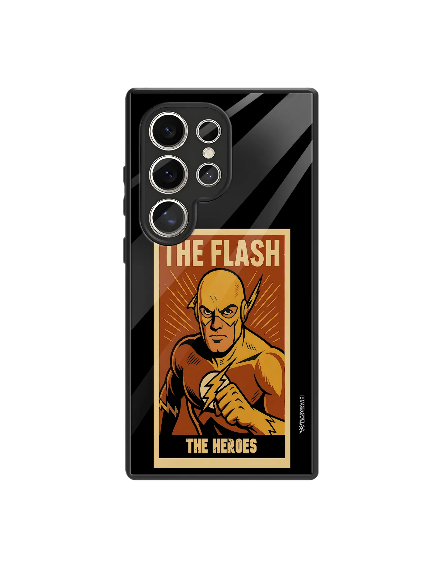 Flash Heroes Glass Case