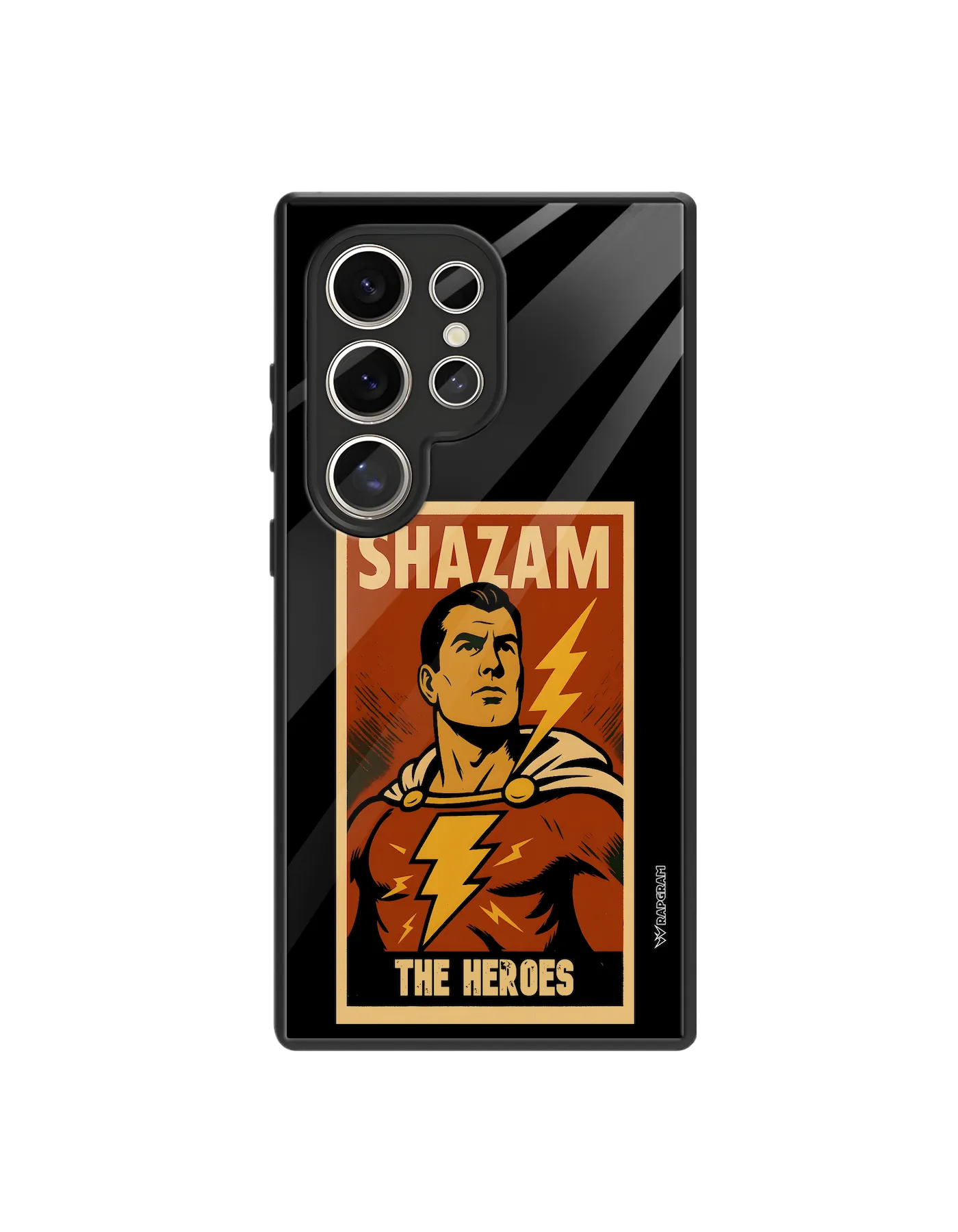 Shazam Heroes Glass Case