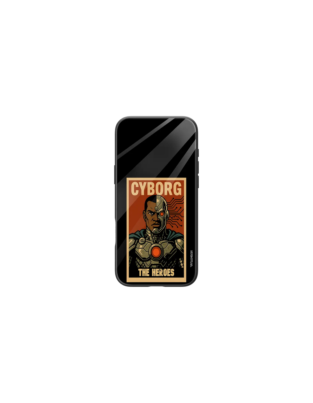 Cyborg Heroes Glass Case - 00