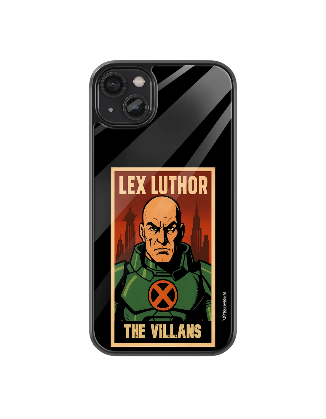 Lex Luthor Glass Case