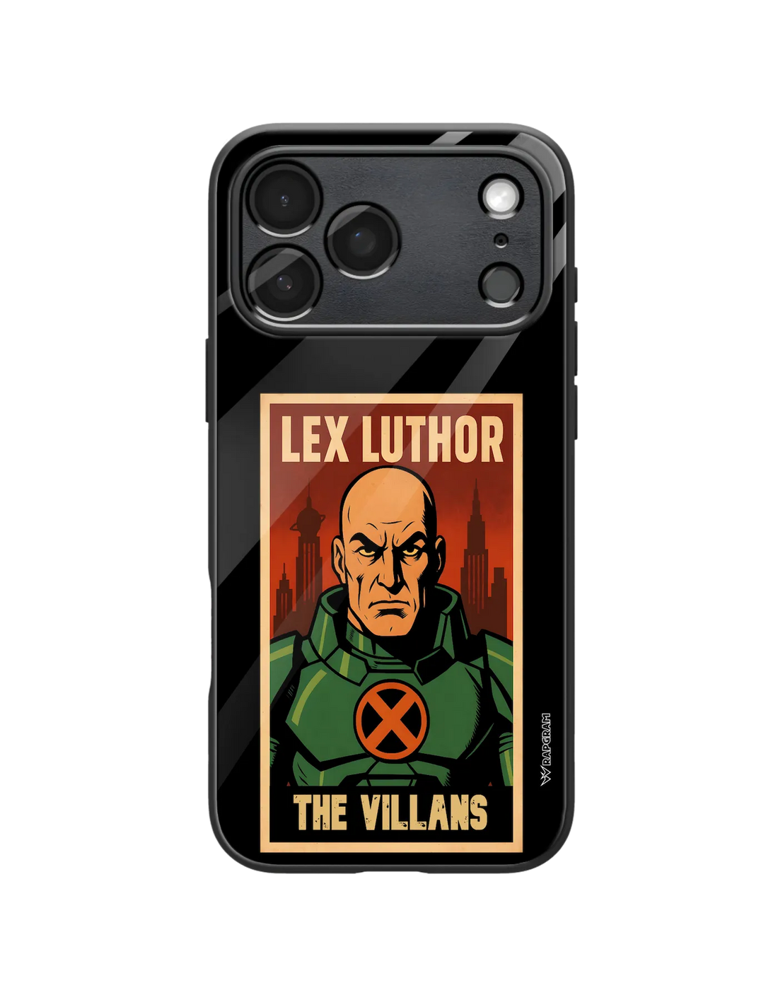 Lex Luthor Glass Case