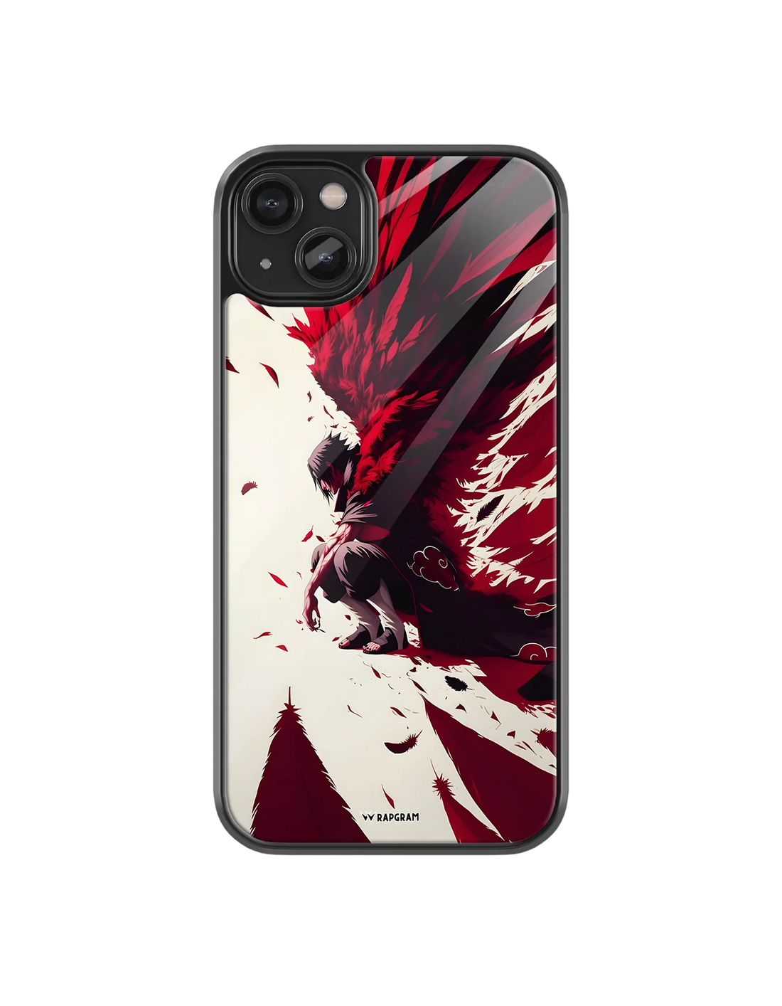 Itachi Red Wings Glass Case