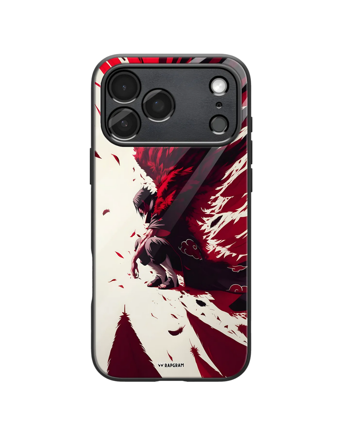 Itachi Red Wings Glass Case