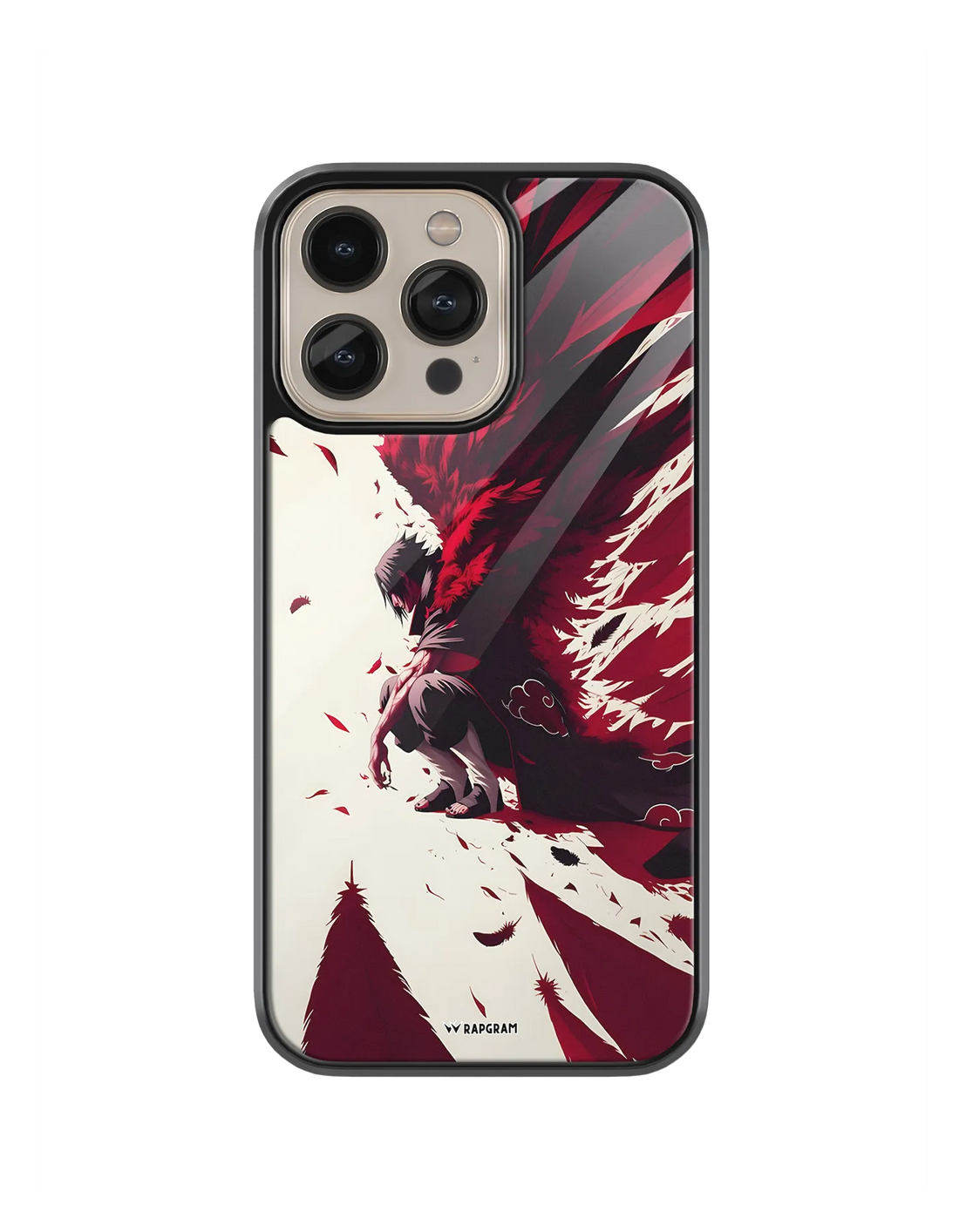 Itachi Red Wings Glass Case