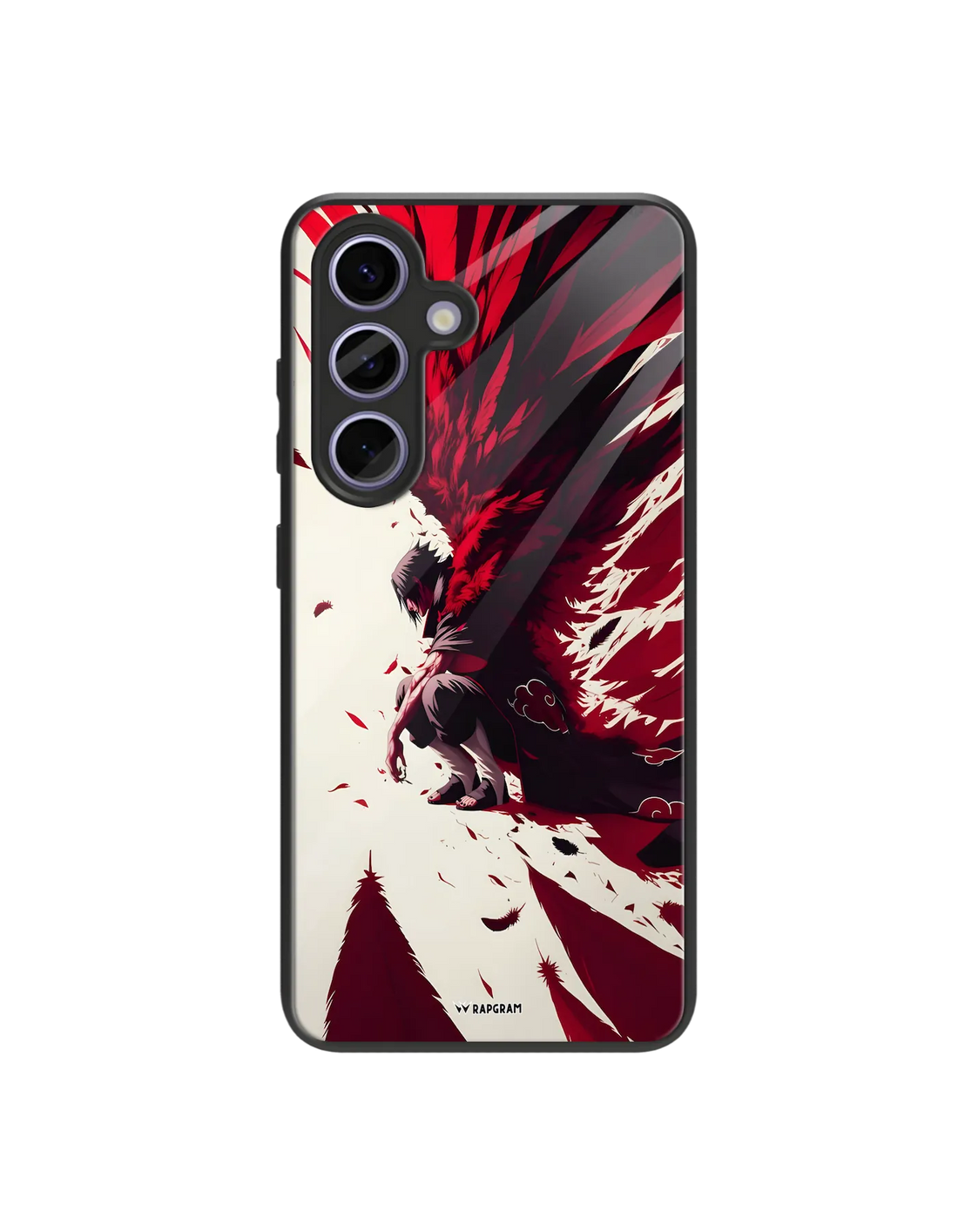 Itachi Red Wings Glass Case