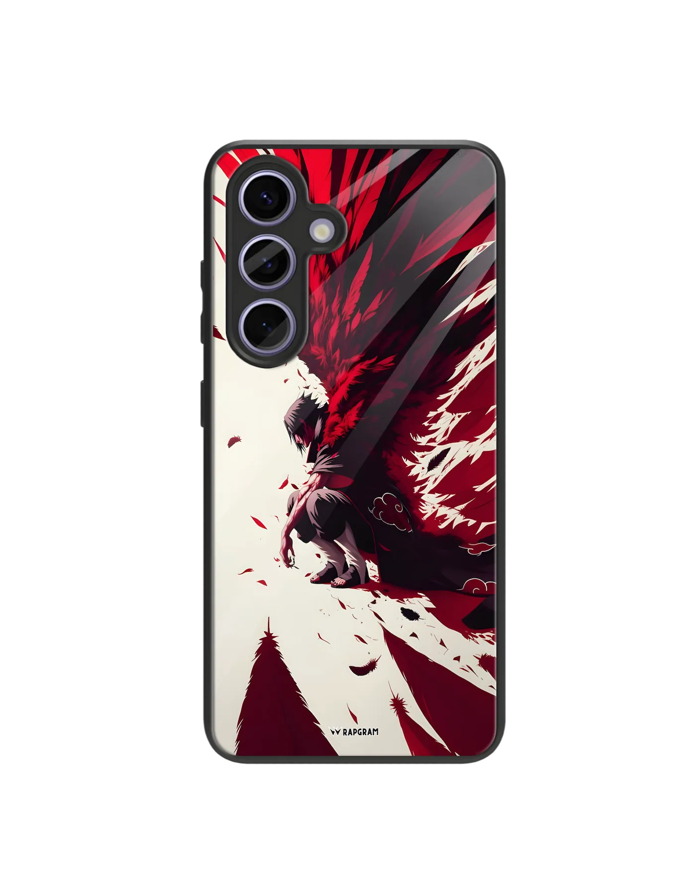 Itachi Red Wings Glass Case