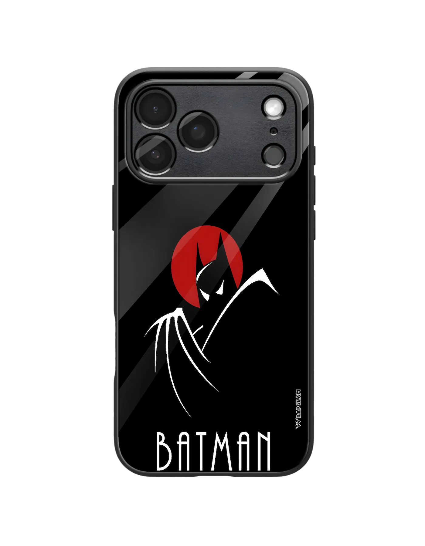 Batman Red Moon Glass Case