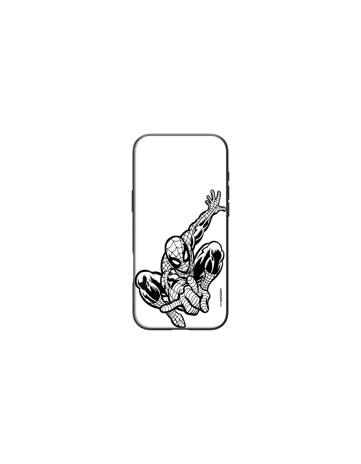 Spidey Lineart Glass Case - 00
