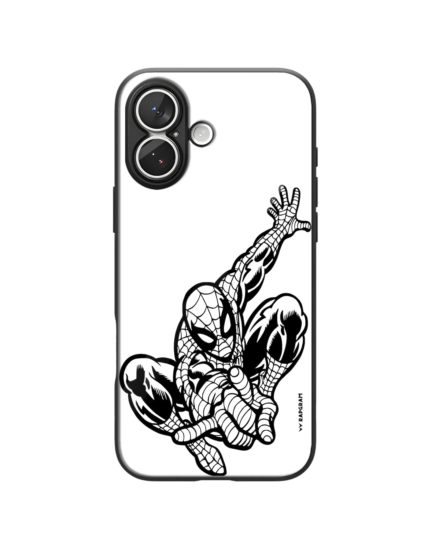 Spidey Lineart Glass Case
