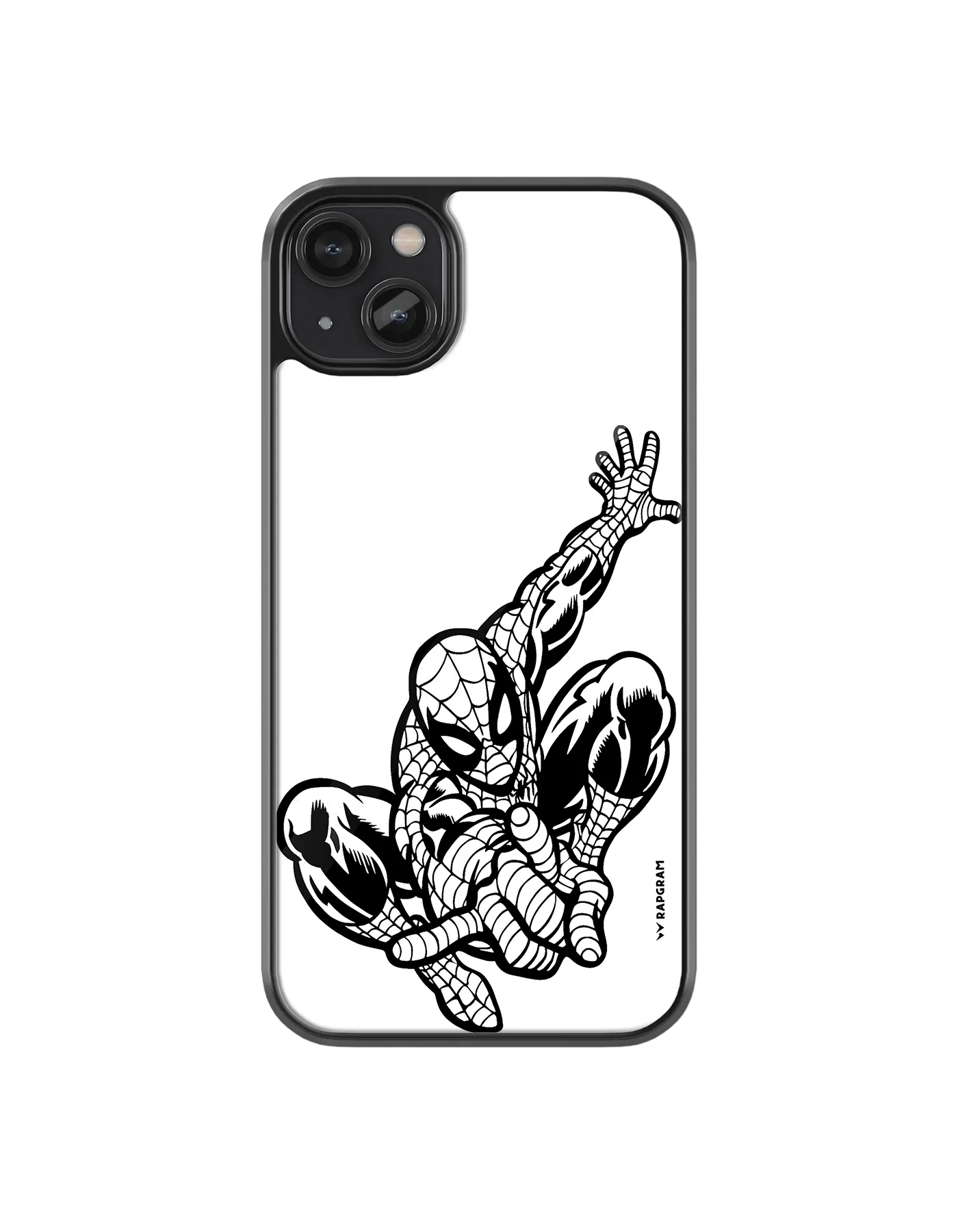 Spidey Lineart Glass Case