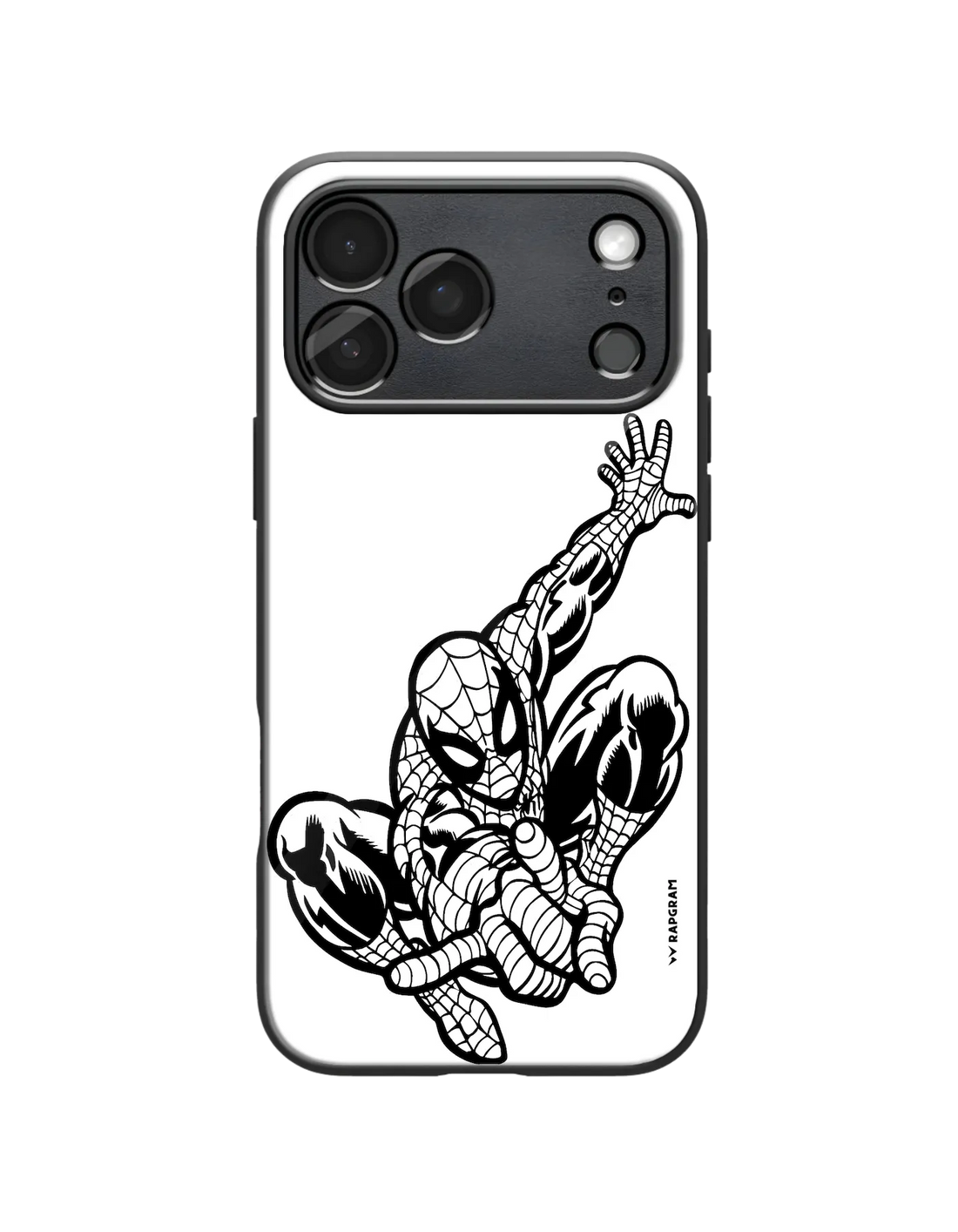Spidey Lineart Glass Case