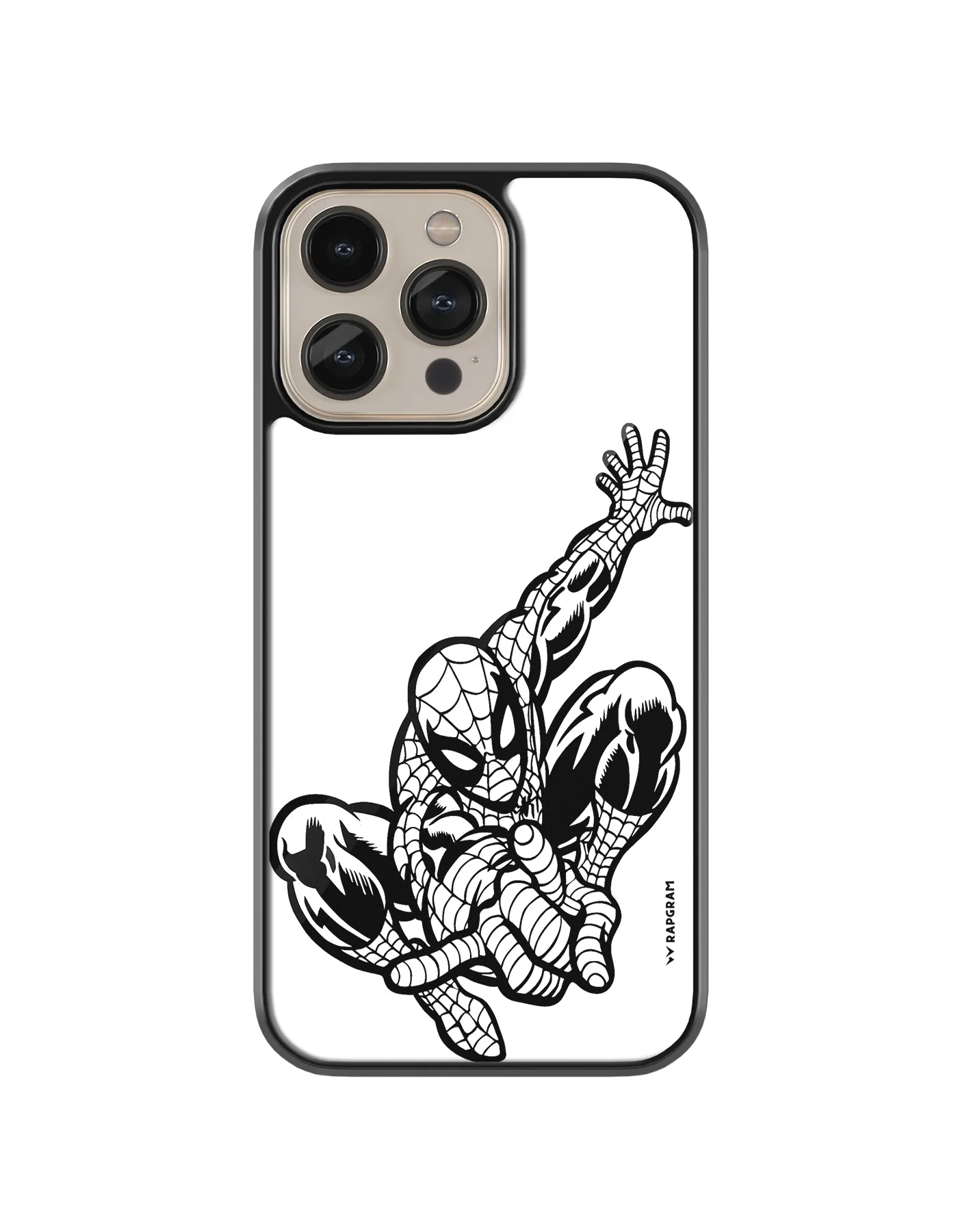 Spidey Lineart Glass Case