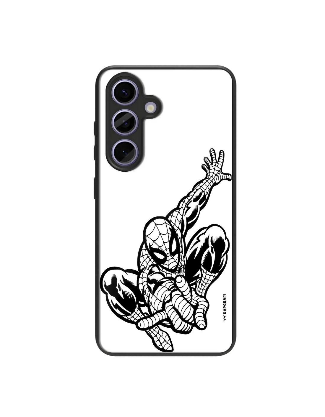 Spidey Lineart Glass Case