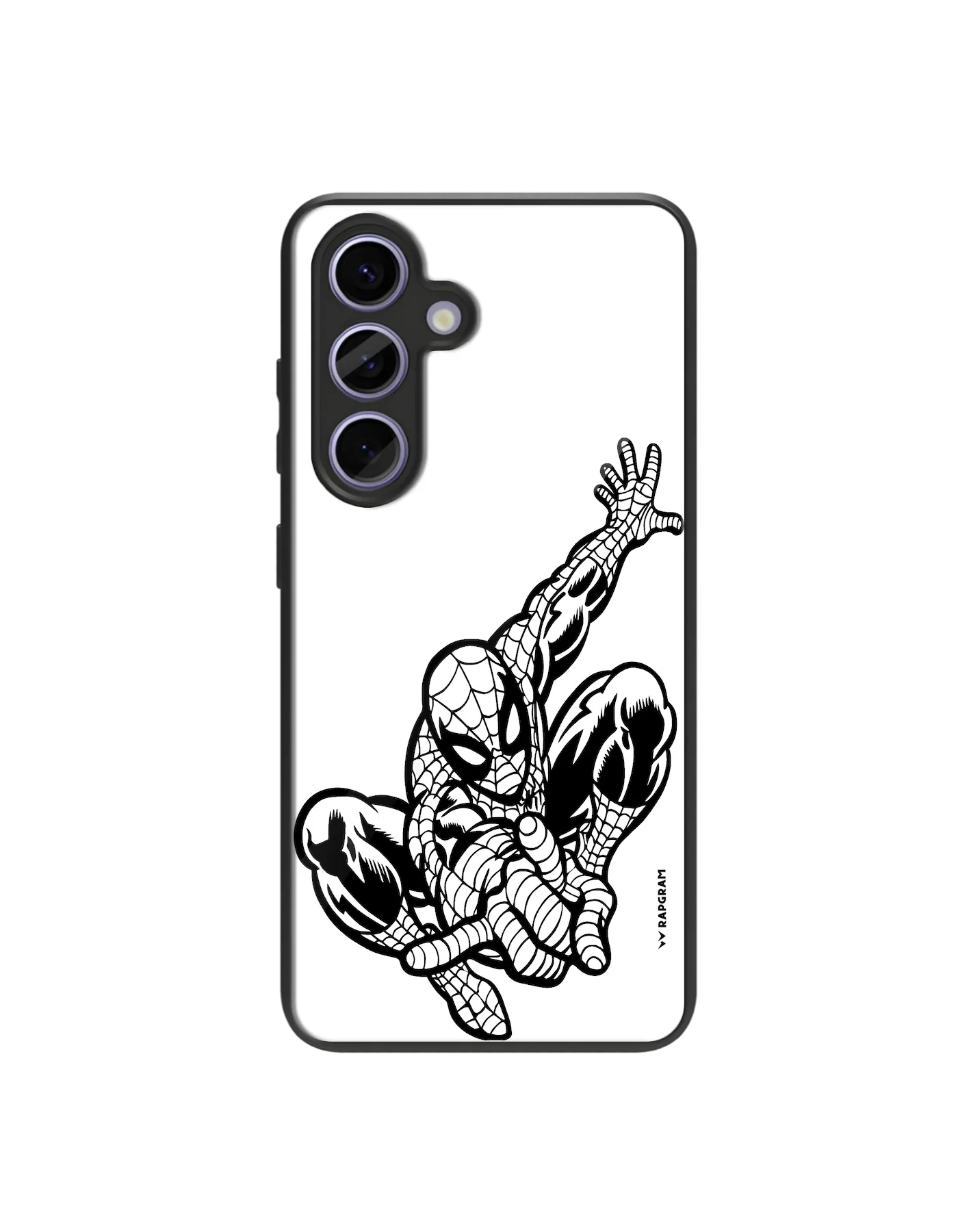 Spidey Lineart Glass Case