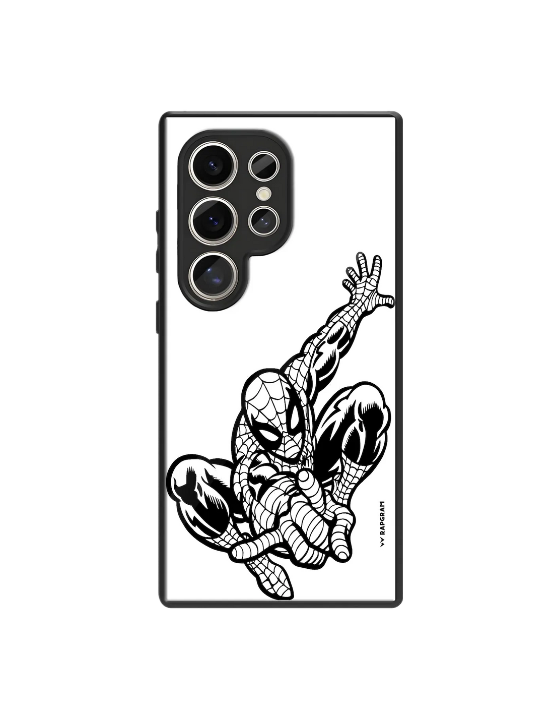Spidey Lineart Glass Case