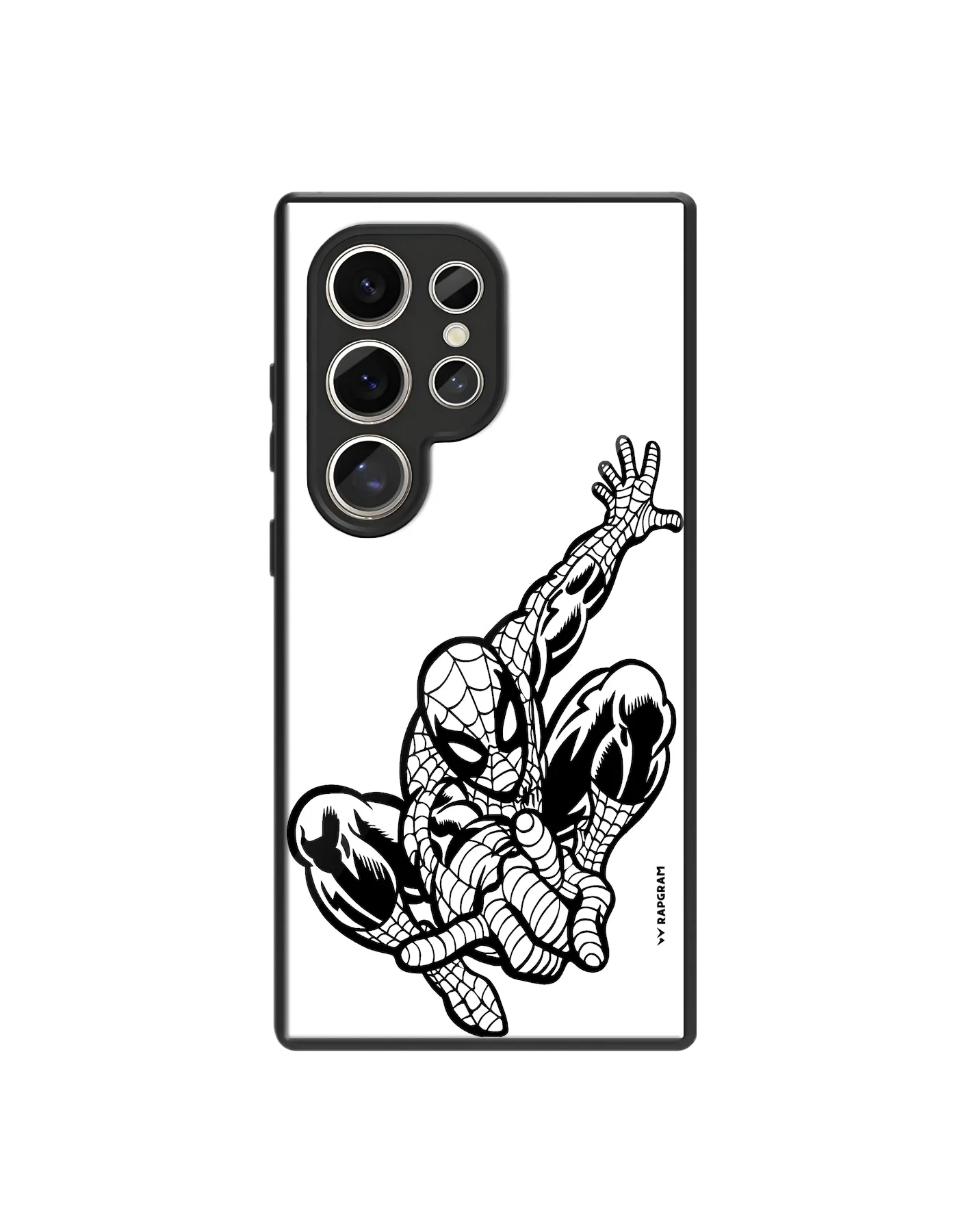 Spidey Lineart Glass Case