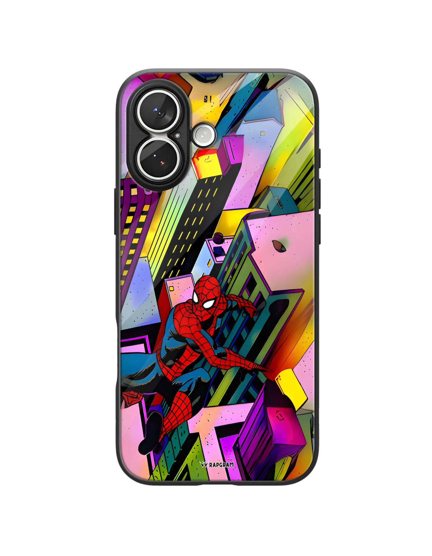 Spidey City Glass Case