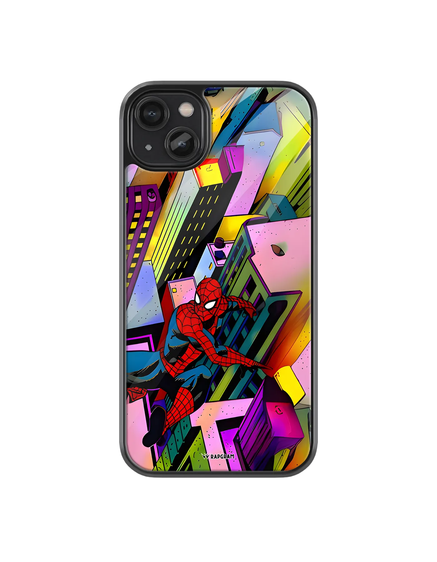 Spidey City Glass Case