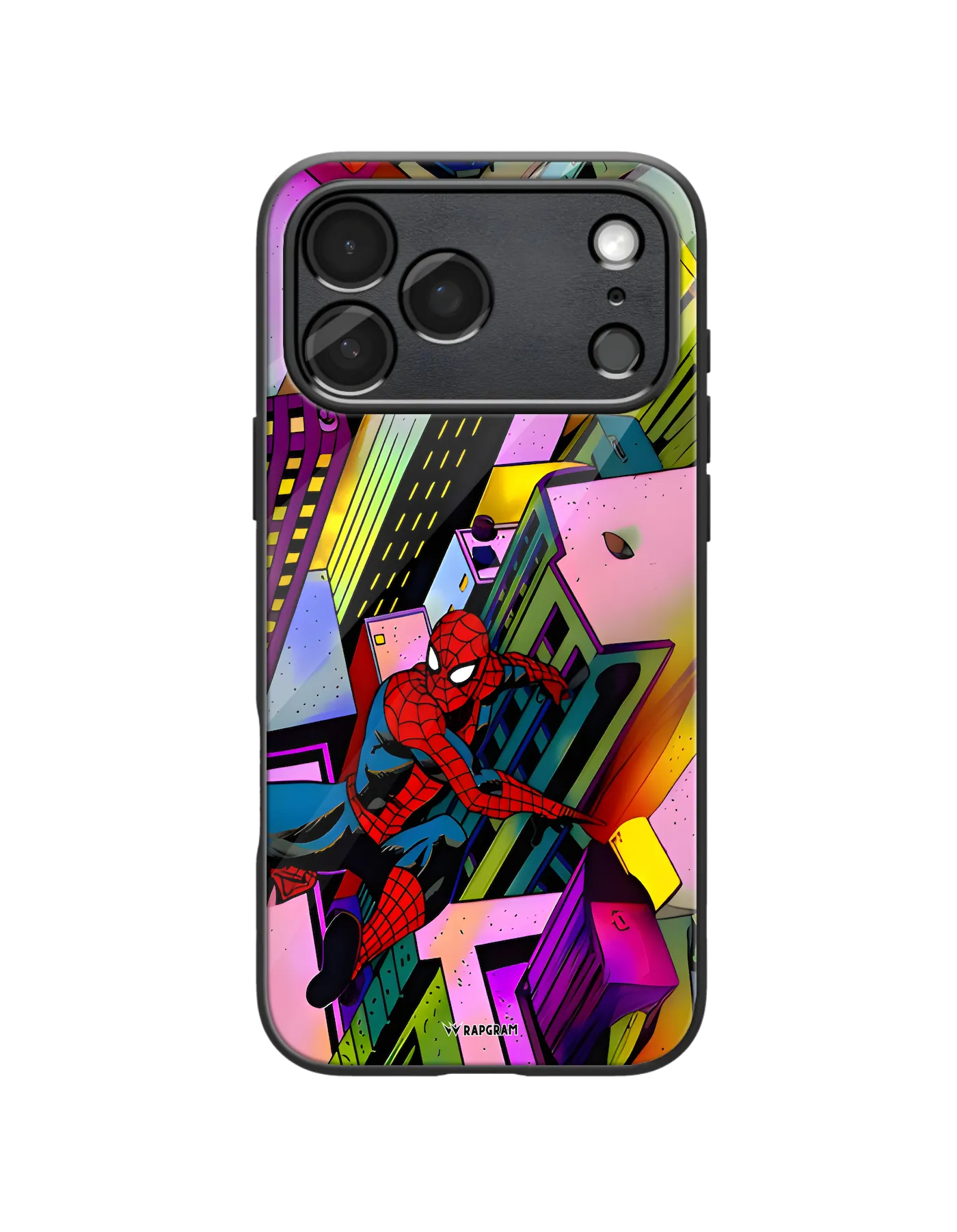 Spidey City Glass Case