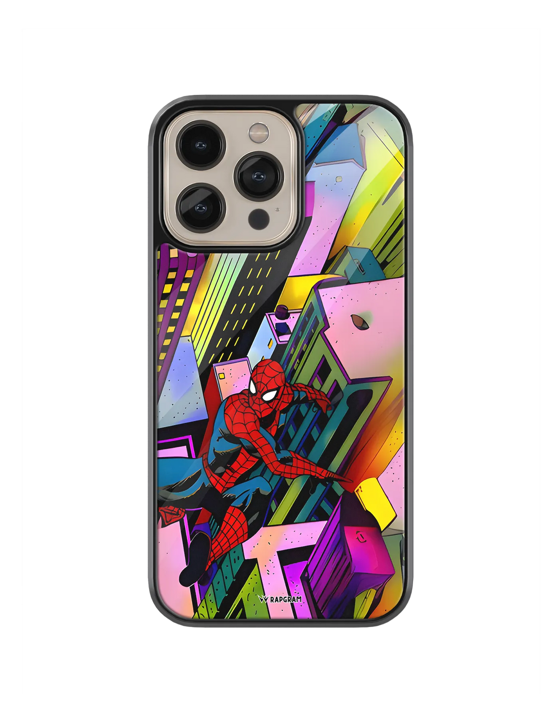 Spidey City Glass Case