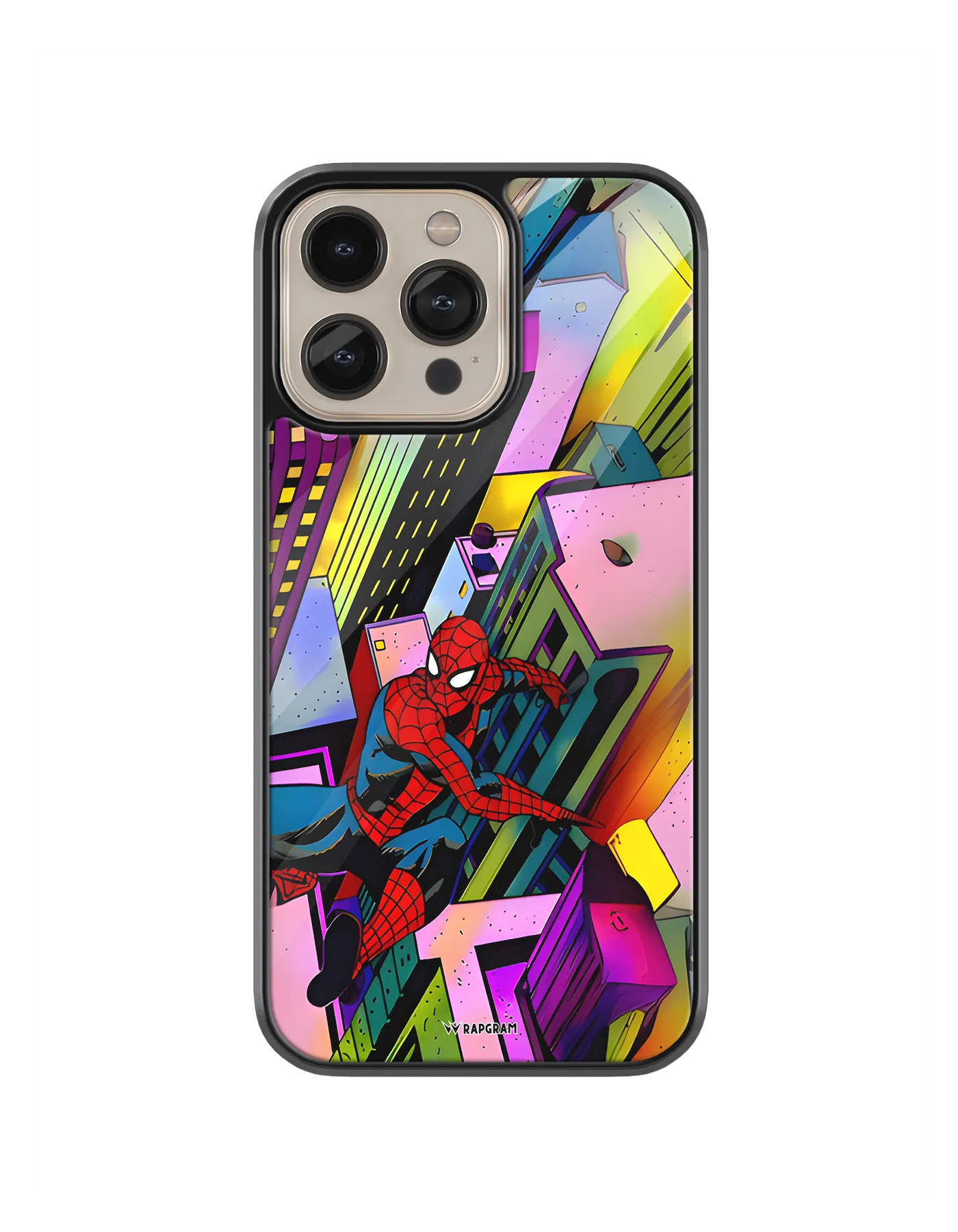 Spidey City Glass Case