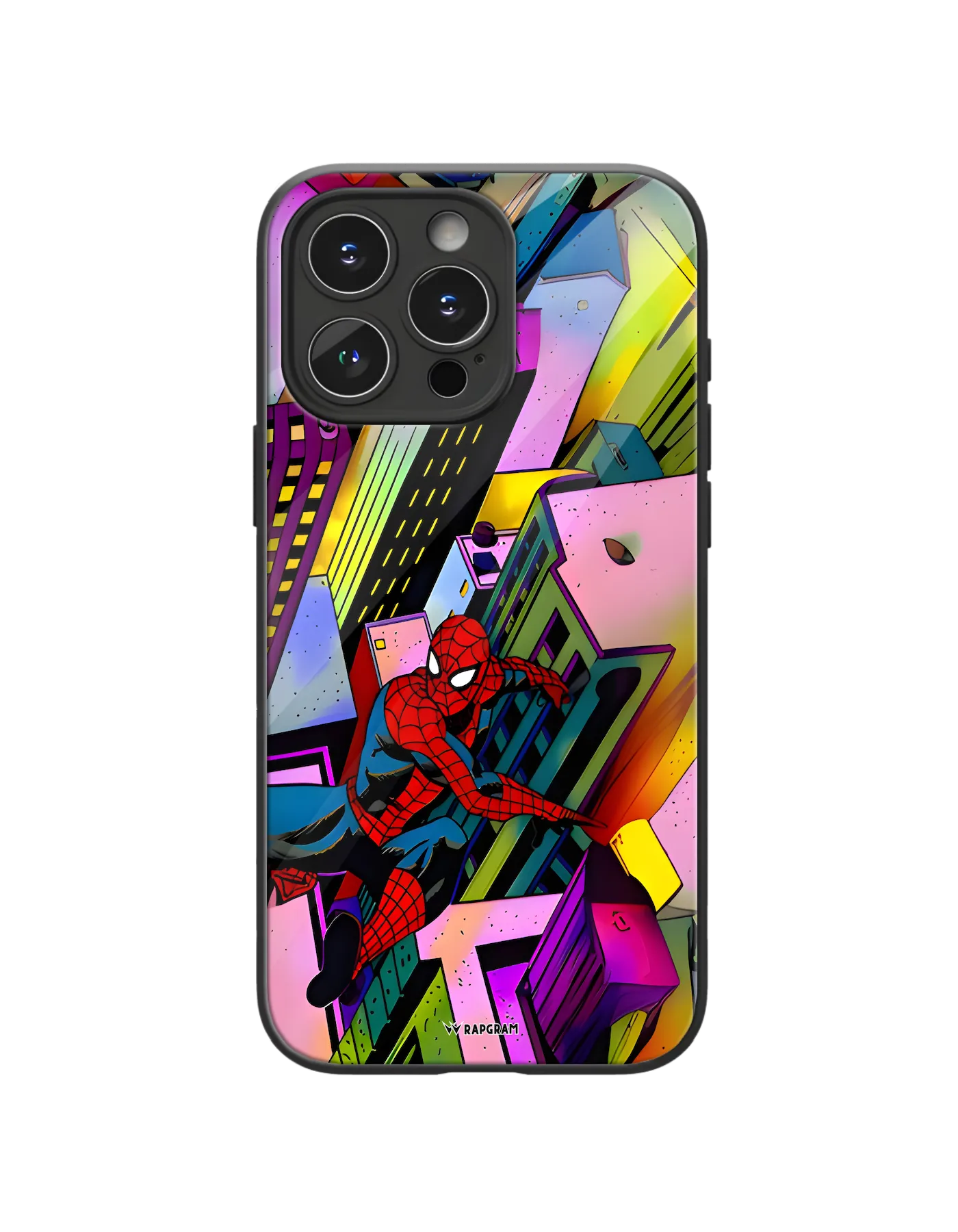 Spidey City Glass Case