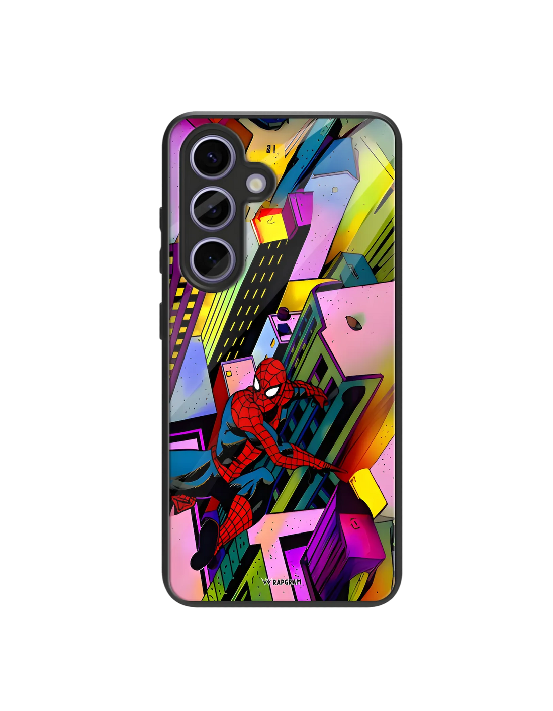 Spidey City Glass Case